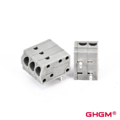 GH0744 sem botão de pressão, espaçamento de pinos 3,5 mm, 7A, alta corrente, conector de bloco de terminais de montagem de PCB Componentes eletrônicos Kit de passatempo eletrônico, bloco de terminais de PCB